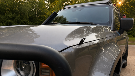 Limb Riser Hood Brackets - Land Cruiser 250 (2024+) | Tarheel Expedition Engineering