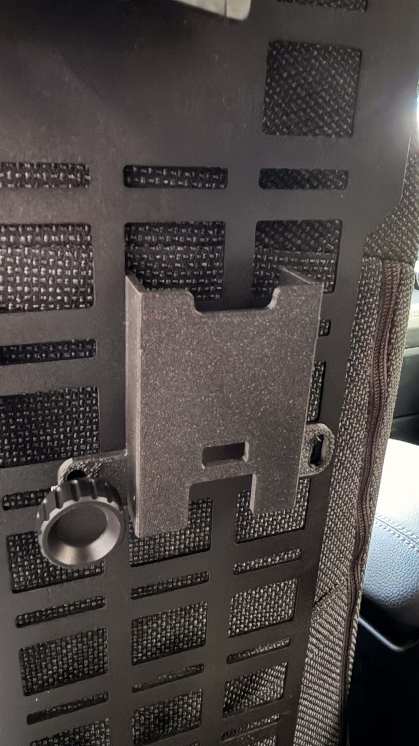 Radio Clip Mount for Metal MOLLE Panels | Tarheel Expedition Engineering