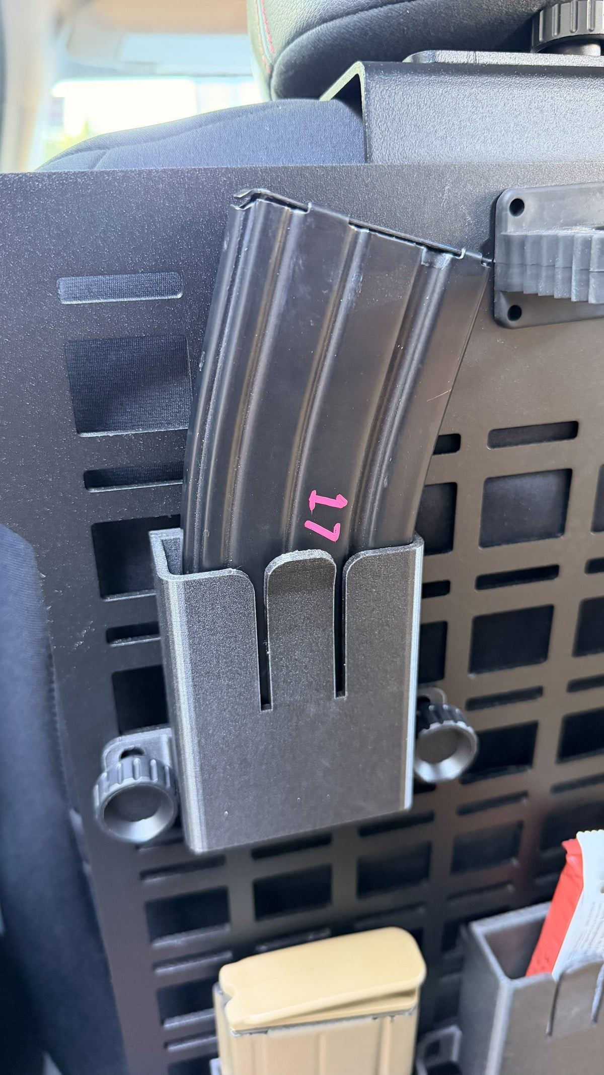AR15 Magazine Holder for Metal MOLLE Panels