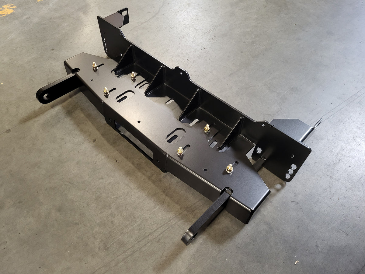 Adjustable Hidden Winch Mount with Recovery Points - GX460